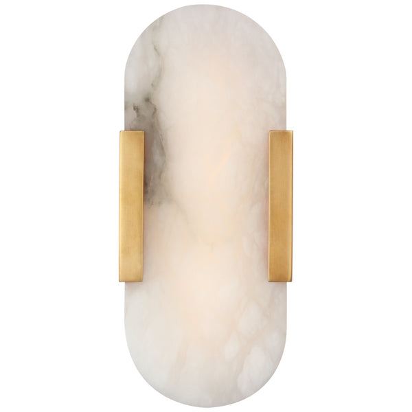 Melange 4.25" LED Wall Sconce, Antique-Burnished Brass
