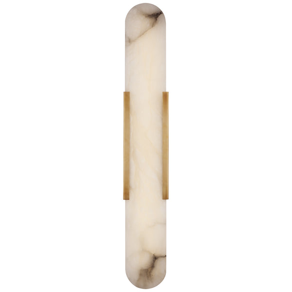 Melange 4.25" LED Wall Sconce, Antique-Burnished Brass