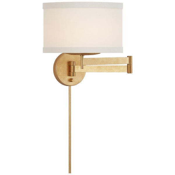 Walker 14" One Light Swing Arm Wall Sconce, Gild