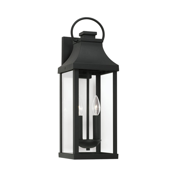 Lincoln 20.75'' Two Light Outdoor Wall Lantern, Black - Main Product Image.jpg