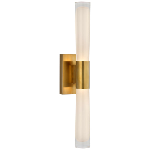 Brenta 3.5" LED Wall Sconce, Hand-Rubbed Antique Brass