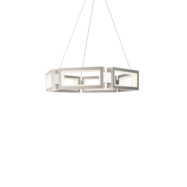 FM Modern 26.38'' LED Chandelier, Brushed Nickel - Main Product Image.jpg