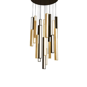 FM Modern 26'' LED Pendant, Black/Aged Brass and Black - Main Product Image.jpg