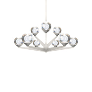 FM Modern 23.88'' LED Chandelier, Satin Nickel - Main Product Image.jpg