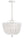 Kylie 16.5'' Four Light Chandelier, Matte White - Main Product Image.jpg