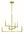 DeWitt 32'' Six Light Chandelier, Aged Brass - Main Product Image.jpg