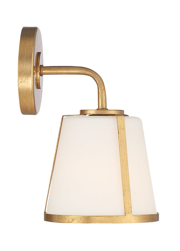 Fuller 6.25'' One Light Wall Sconce, Antique Gold White - Main Product Image.jpg