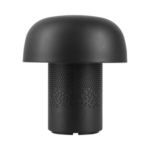 Sensa Play 7" Cordless Rechargeable Indoor/Outdoor Speaker Lamp, Black