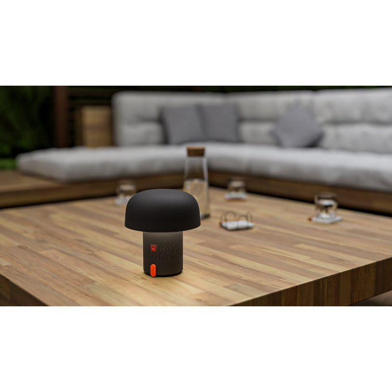 Sensa Play 8" Cordless Rechargeable Indoor/Outdoor Speaker Lamp, Black