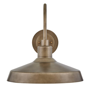 Spire 16" One Light Medium Wall Mount Barn Light, Burnished Bronze