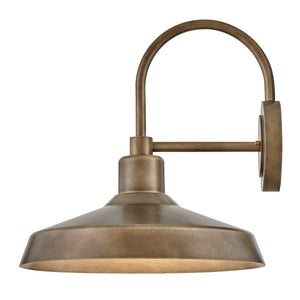Spire 16" One Light Medium Wall Mount Barn Light, Burnished Bronze