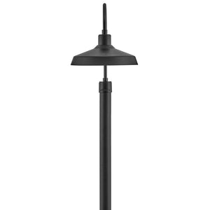 Spire 16" One Light Large Post Mount Lantern, Black