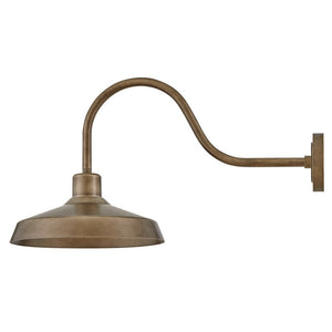 Spire 17" One Light Medium Wall Mount Barn Light, Burnished Bronze