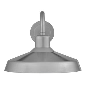 Spire 16" One Light Medium Wall Mount Lantern, Antique Brushed Aluminum