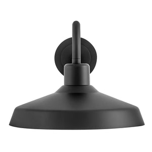 Spire 16" One Light Medium Wall Mount Lantern, Black