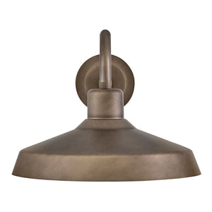 Spire 16" One Light Medium Wall Mount Lantern, Burnished Bronze