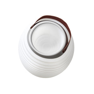 Synergy 16" Cordless Rechargeable Indoor/Outdoor Speaker Lamp, White