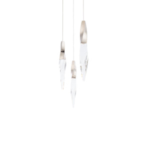 Kindjal 12'' LED Pendant, Polished Nickel - Main Product Image.jpg