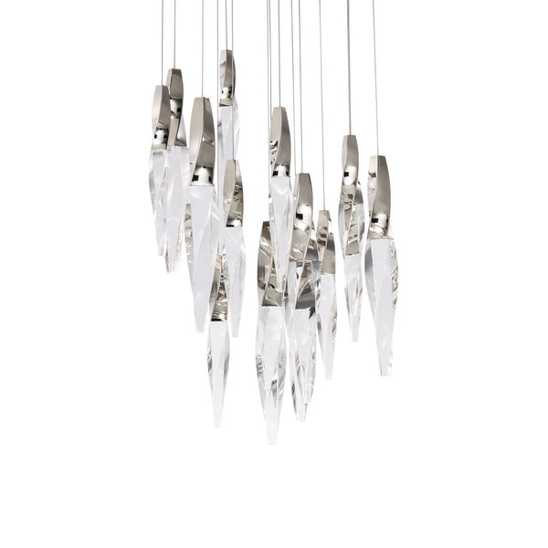 Kindjal 23'' LED Pendant, Polished Nickel - Main Product Image.jpg