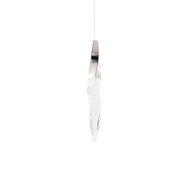 Kindjal 3'' LED Mini Pendant, Polished Nickel - Main Product Image.jpg