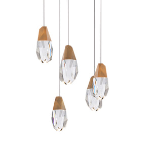 Martini 17'' LED Chandelier, Aged Brass - Main Product Image.jpg