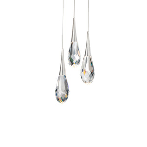 Hibiscus 12'' LED Pendant, Polished Nickel - Main Product Image.jpg