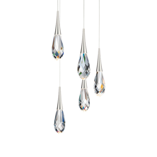Hibiscus 17'' LED Pendant, Polished Nickel - Main Product Image.jpg