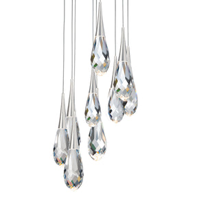 Hibiscus 17'' LED Pendant, Polished Nickel - Main Product Image.jpg