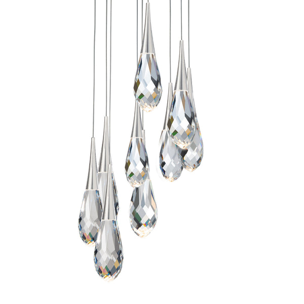 Hibiscus 17'' LED Pendant, Polished Nickel - Main Product Image.jpg