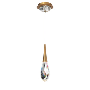 Hibiscus 3'' LED Mini Pendant, Aged Brass - Main Product Image.jpg