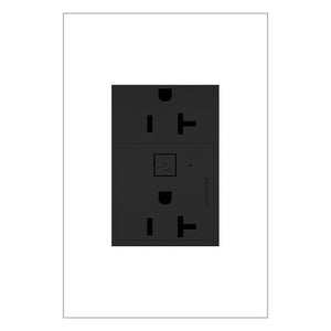 adorne® WNAR203G1 20A Smart Outlet with Netatmo, Plus-Size, Graphite