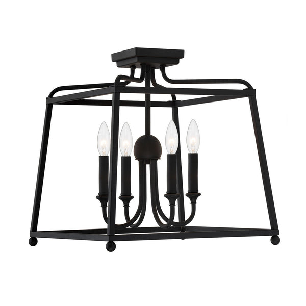 Sylvain 16'' Four Light Semi Flush Mount, Black - Main Product Image.jpg