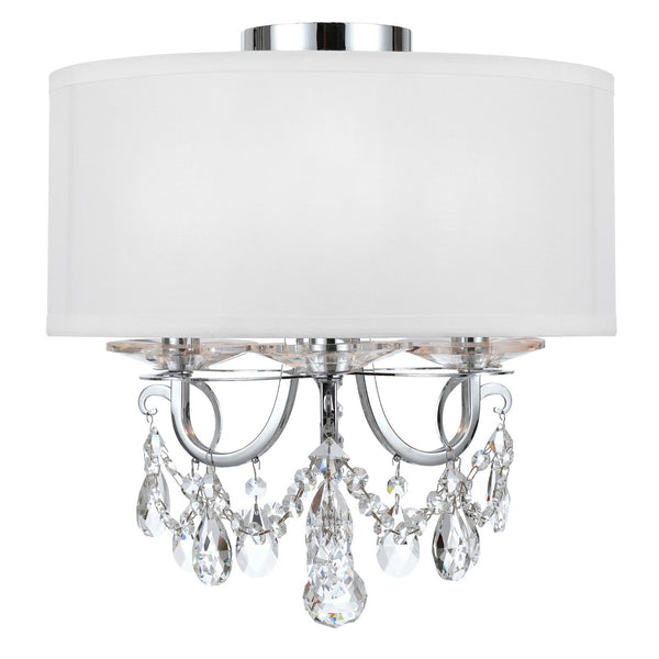 Ophelia 14'' Three Light Semi Flush Mount, Chrome Clear Hand Cut Crystal - Main Product Image.jpg