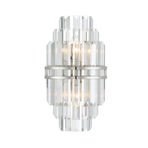 Hayworth 7.5'' Two Light Wall Sconce, Polished Nickel - Main Product Image.jpg