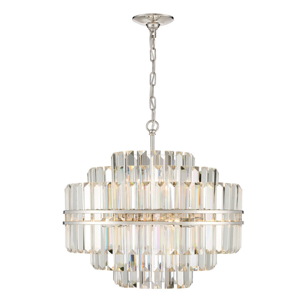 Hayworth 22'' 12 Light Chandelier, Polished Nickel - Main Product Image.jpg