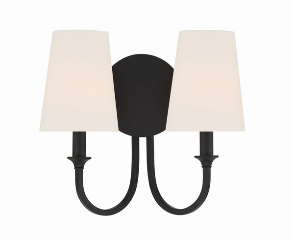 Payne 13.5'' Two Light Wall Sconce, Black - Main Product Image.jpg