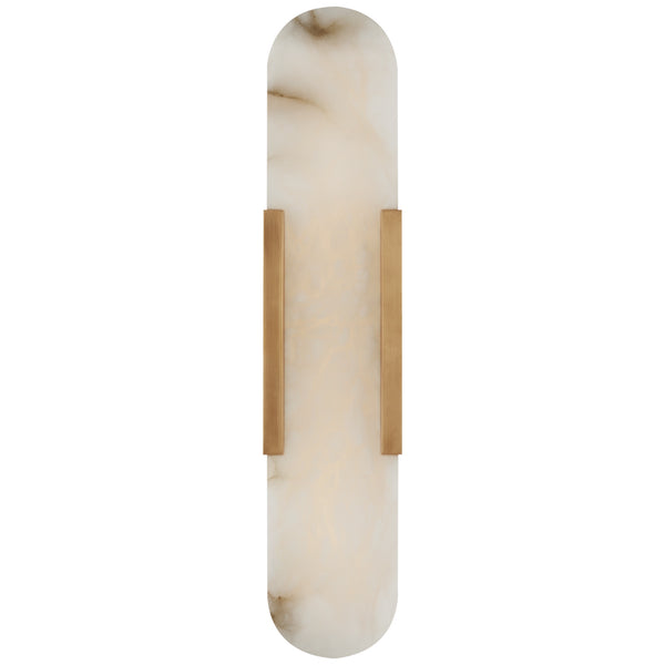 Melange 4.25" LED Wall Sconce, Antique-Burnished Brass