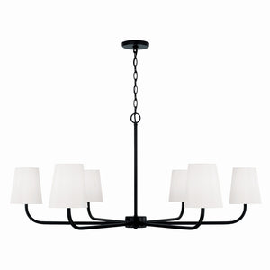 Brady 47'' Six Light Chandelier, Matte Black - Main Product Image.jpg