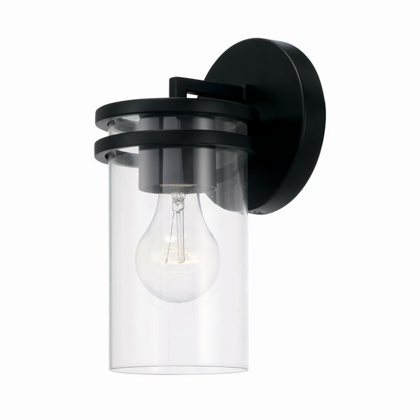 Loren 5" One Light Wall Sconce, Matte Black