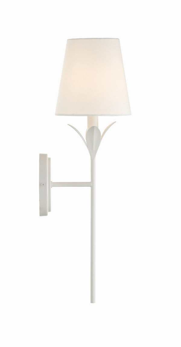 Laurel 6'' One Light Wall Sconce, Matte White - Alternate Product Image 3.jpg