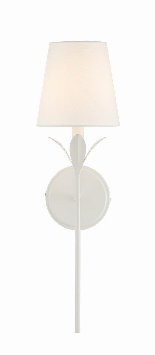 Laurel 6'' One Light Wall Sconce, Matte White - Main Product Image.jpg