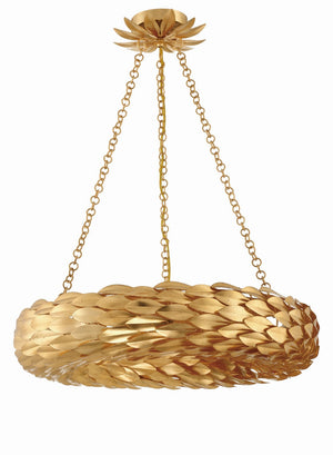 Laurel 24'' Six Light Pendant, Antique Gold - Alternate Product Image 2.jpg