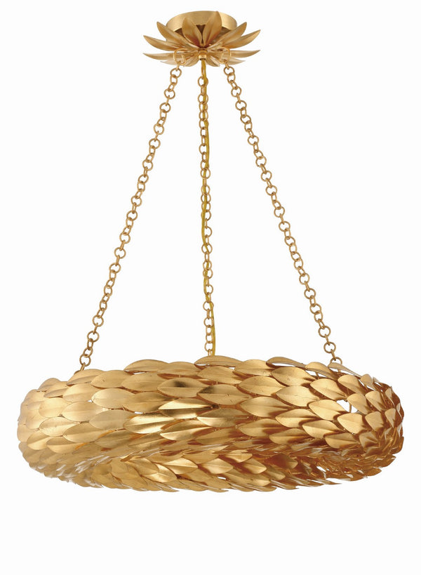 Laurel 24'' Six Light Pendant, Antique Gold - Alternate Product Image 2.jpg