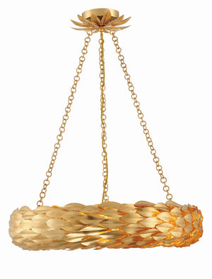 Laurel 24'' Six Light Pendant, Antique Gold - Main Product Image.jpg