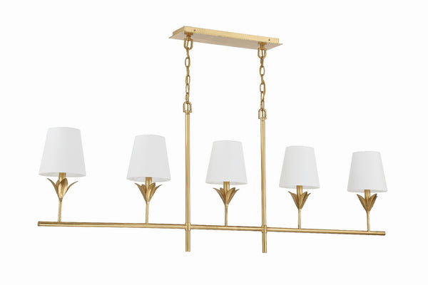 Laurel 6'' Five Light Chandelier, Antique Gold - Alternate Product Image 2.jpg