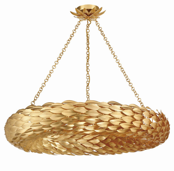 Laurel 33.5'' Eight Light Pendant, Antique Gold - Alternate Product Image 2.jpg