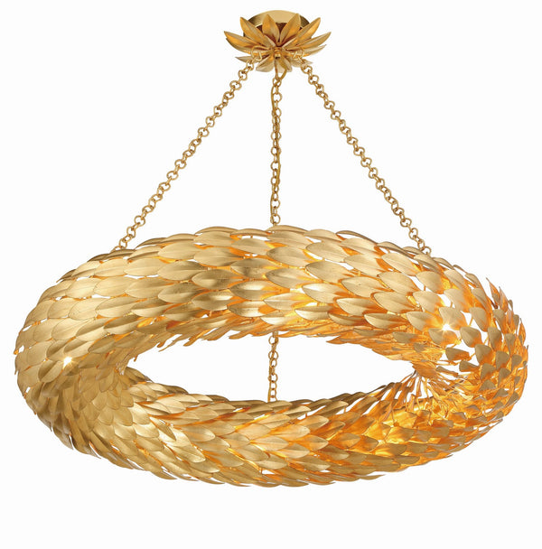 Laurel 33.5'' Eight Light Pendant, Antique Gold - Alternate Product Image 3.jpg