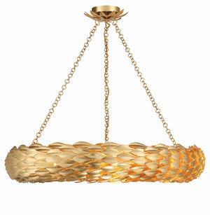 Laurel 33.5'' Eight Light Pendant, Antique Gold - Main Product Image.jpg