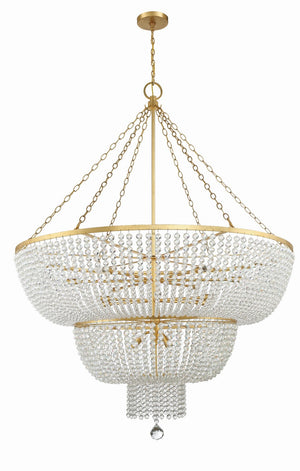 Kylie 48.5'' 15 Light Chandelier, Antique Gold - Alternate Product Image 1.jpg