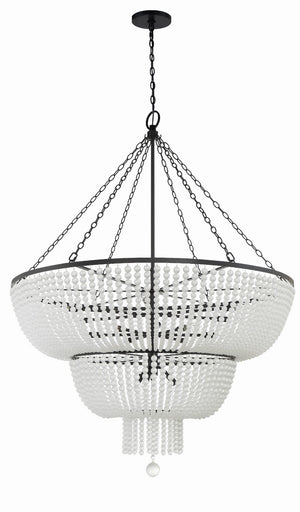 Kylie 48.5'' 15 Light Chandelier, Matte Black - Alternate Product Image 2.jpg